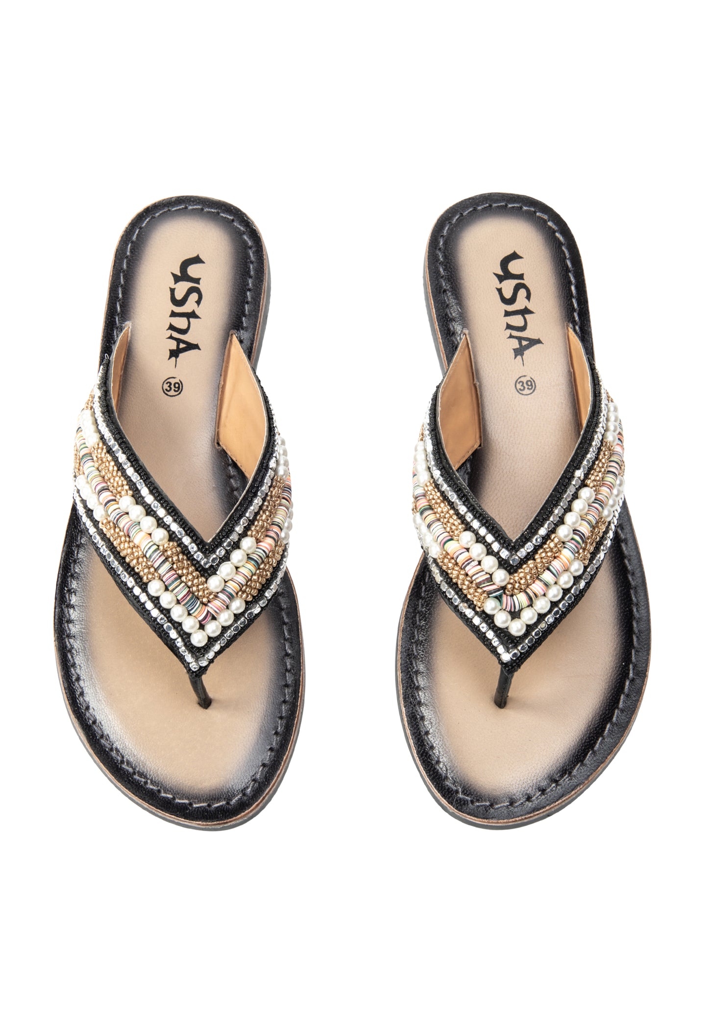Alzou Women's Beaded Sandals