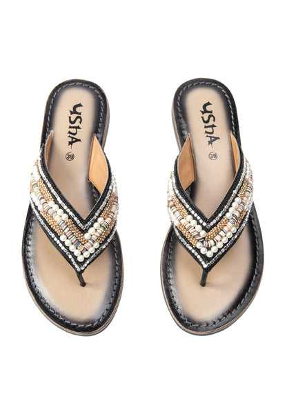 Alzou Women's Beaded Sandals