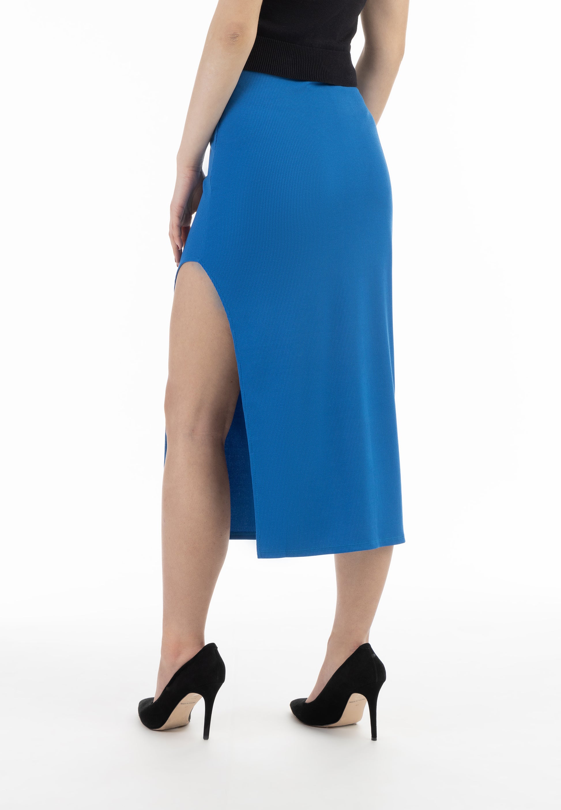 faina Damen Strick-Midi-Rock