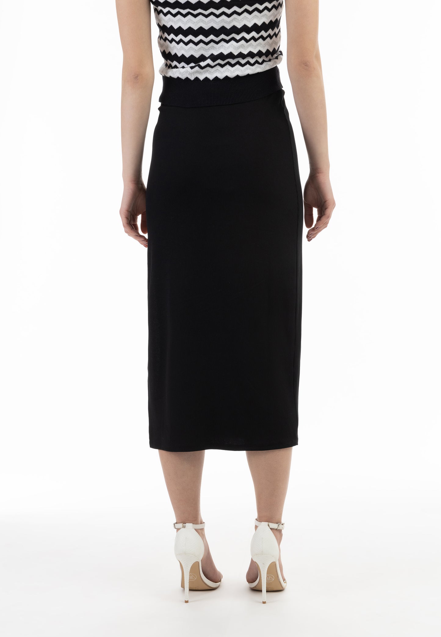 faina Damen Strick-Midi-Rock