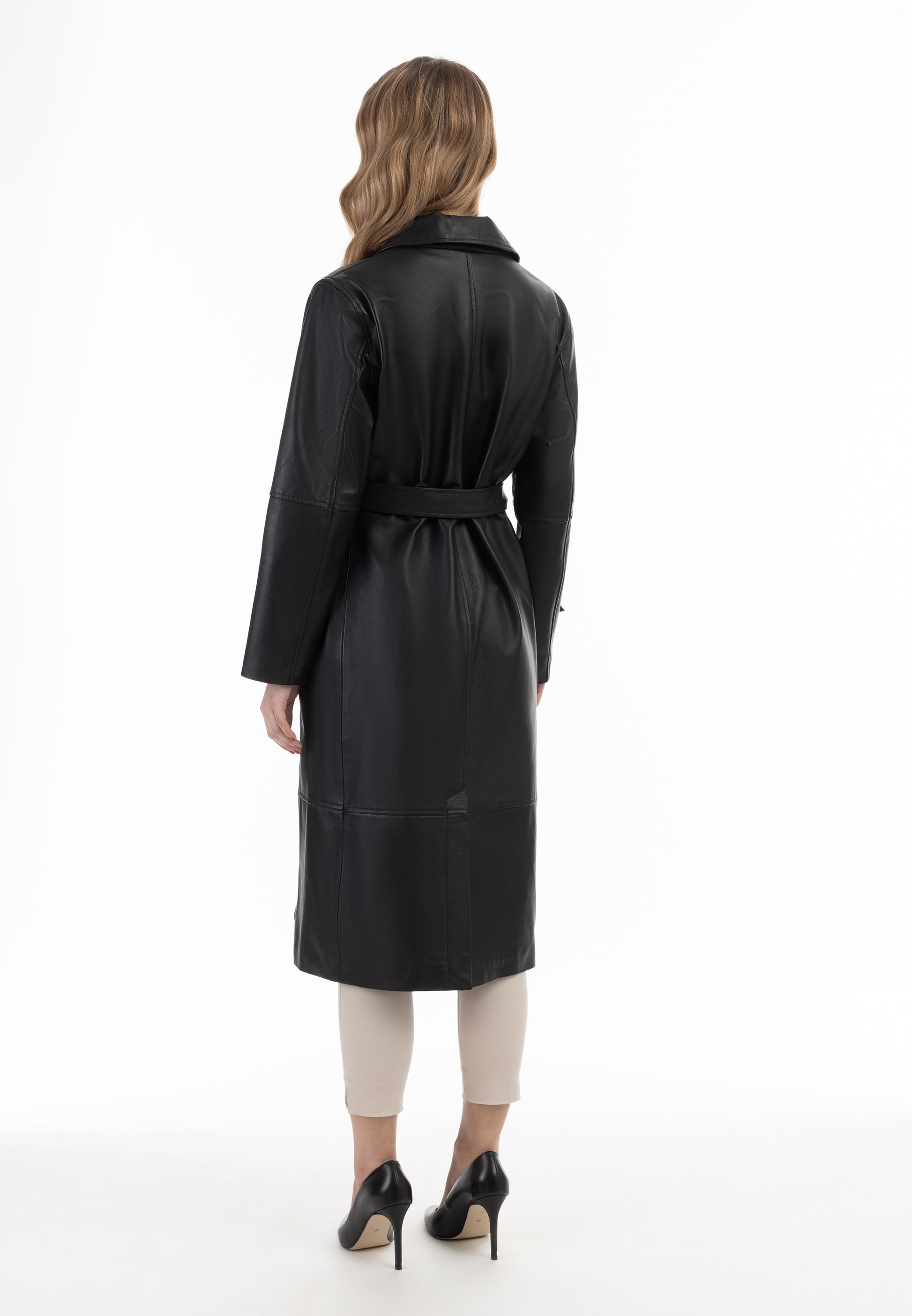 faina Damen Ledermantel