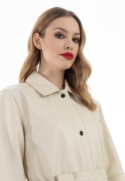 faina Damen Ledermantel