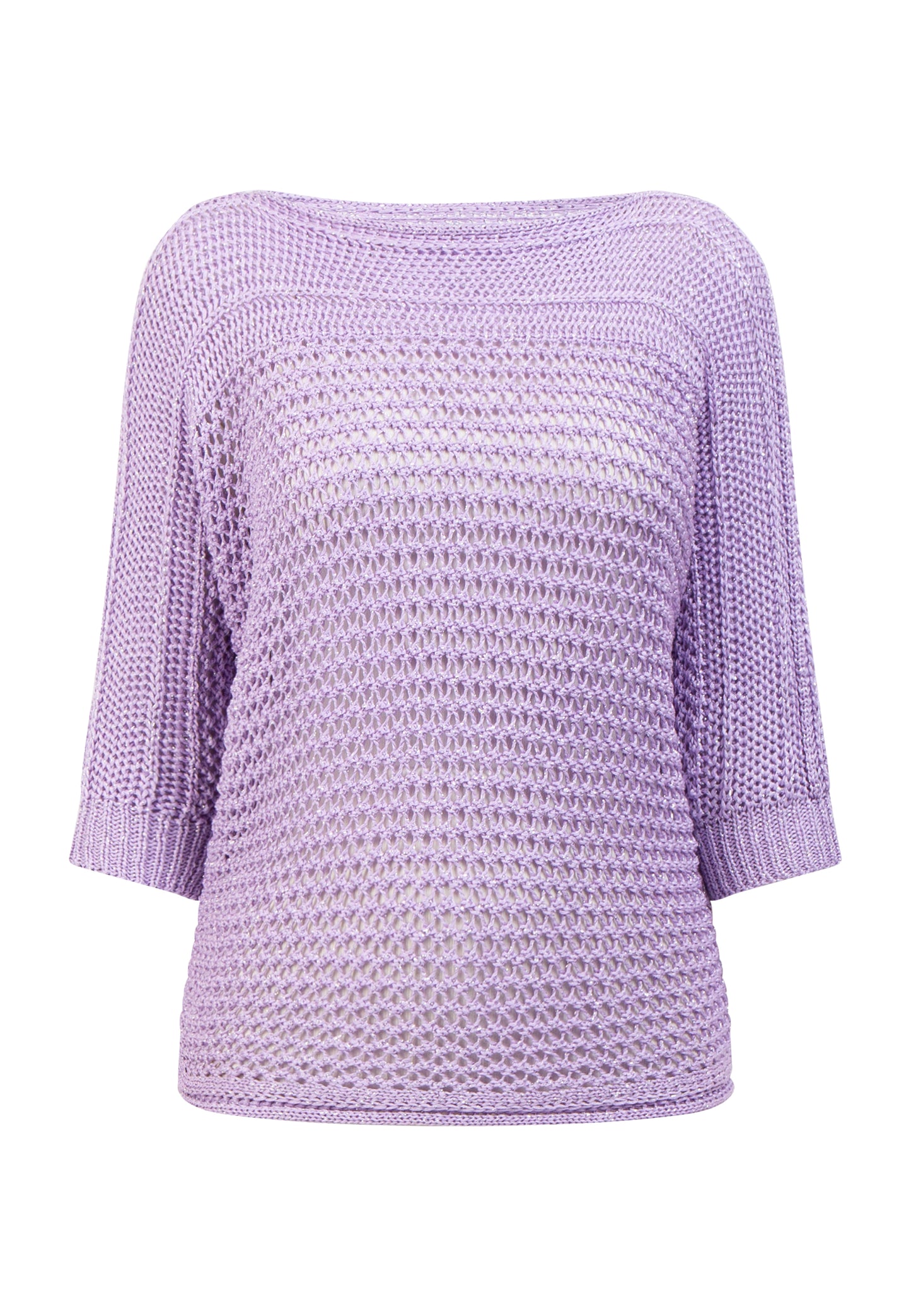 faina Damen Pullover aus weitmaschigem Strick