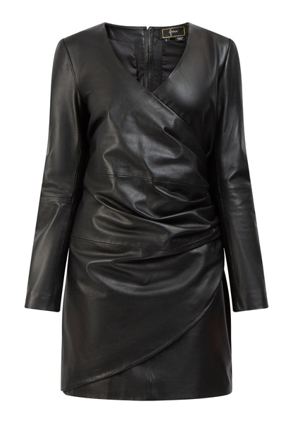 faina Lederkleid