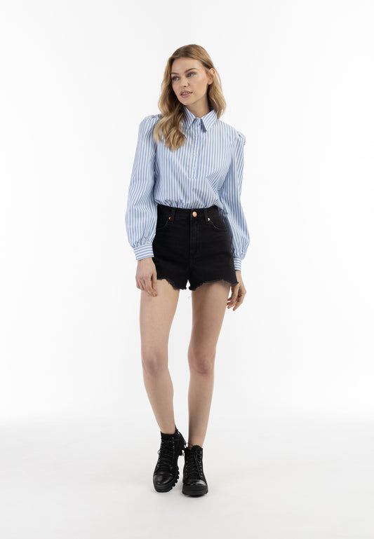 DreiMaster Vintage Damen Bluse mit langen Ärmeln