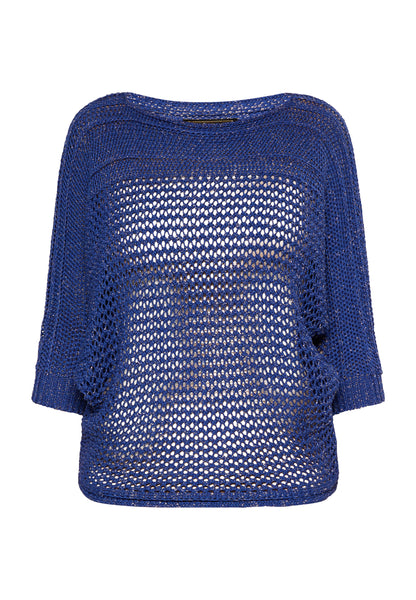faina Damen Pullover aus weitmaschigem Strick