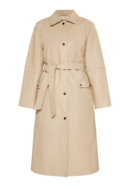 faina Damen Ledermantel