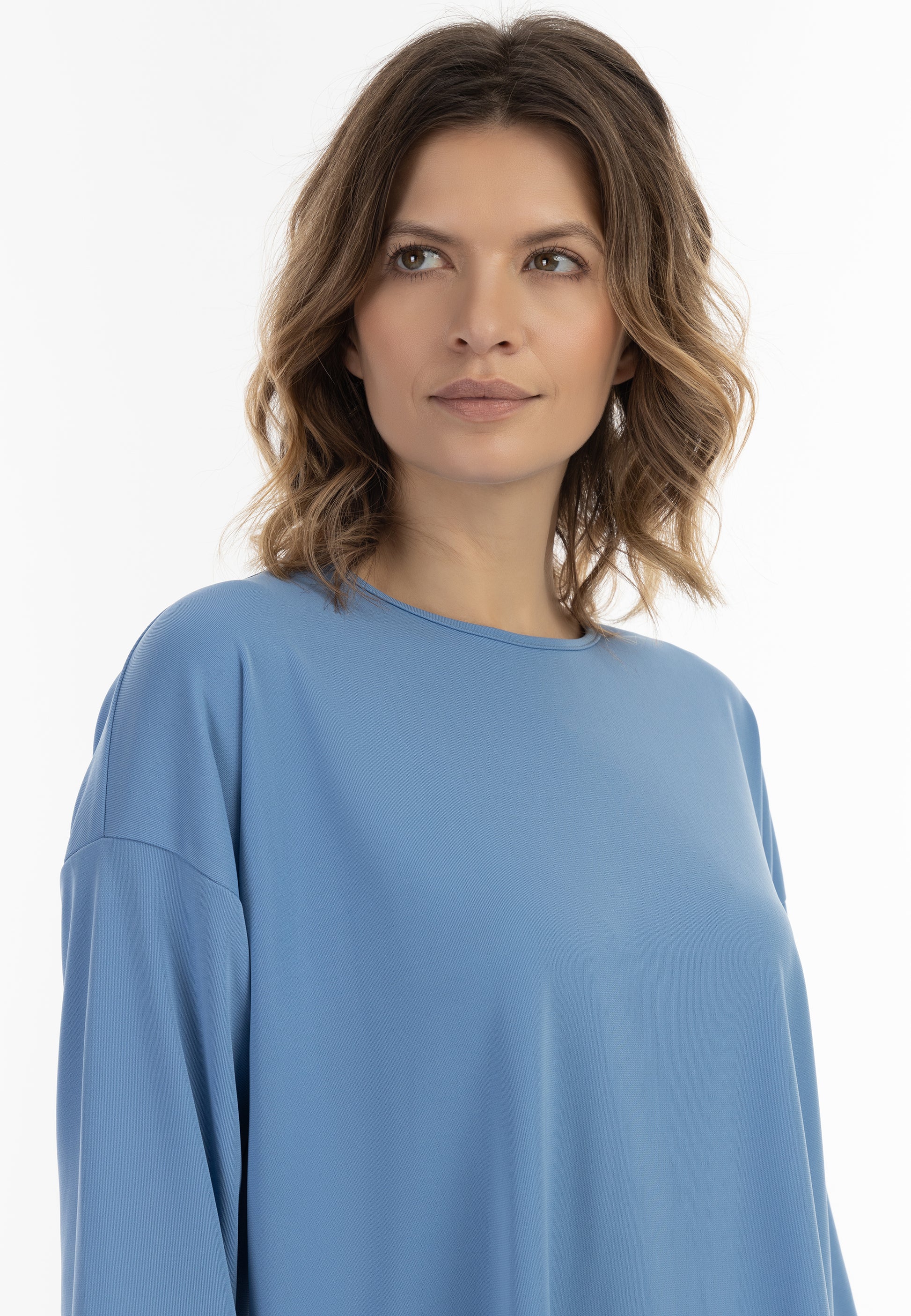 usha BLACK LABEL Women's Long Sleeve Blouse