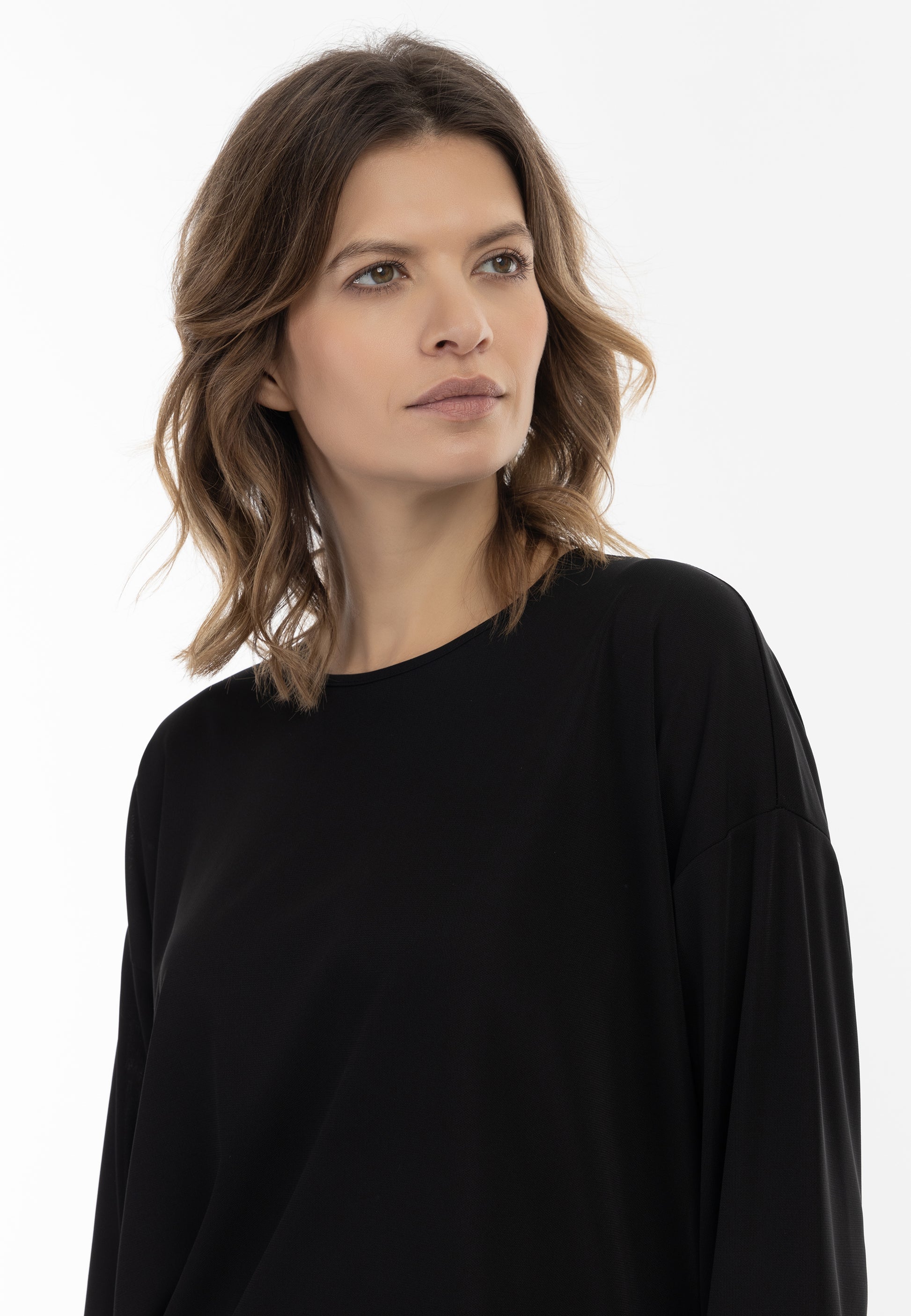usha BLACK LABEL Women's Long Sleeve Blouse