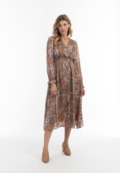 Albee Women's Paisley Print Maxi Dress