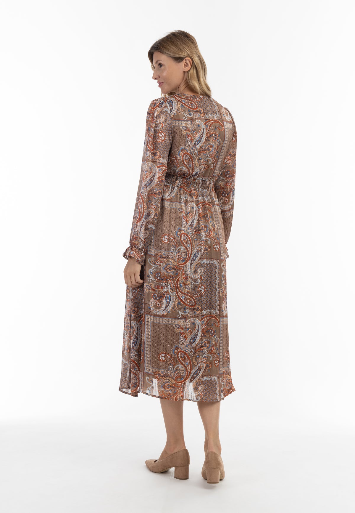 Albee Women's Paisley Print Maxi Dress