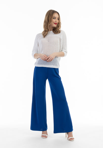 faina Damen Pullover aus weitmaschigem Strick