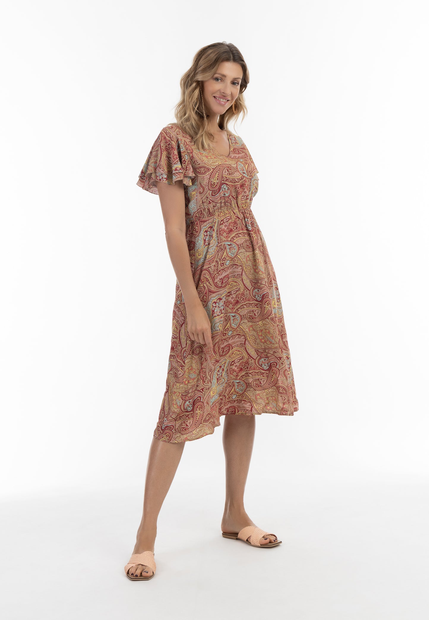 Lomasi Women's Paisley Print Dress