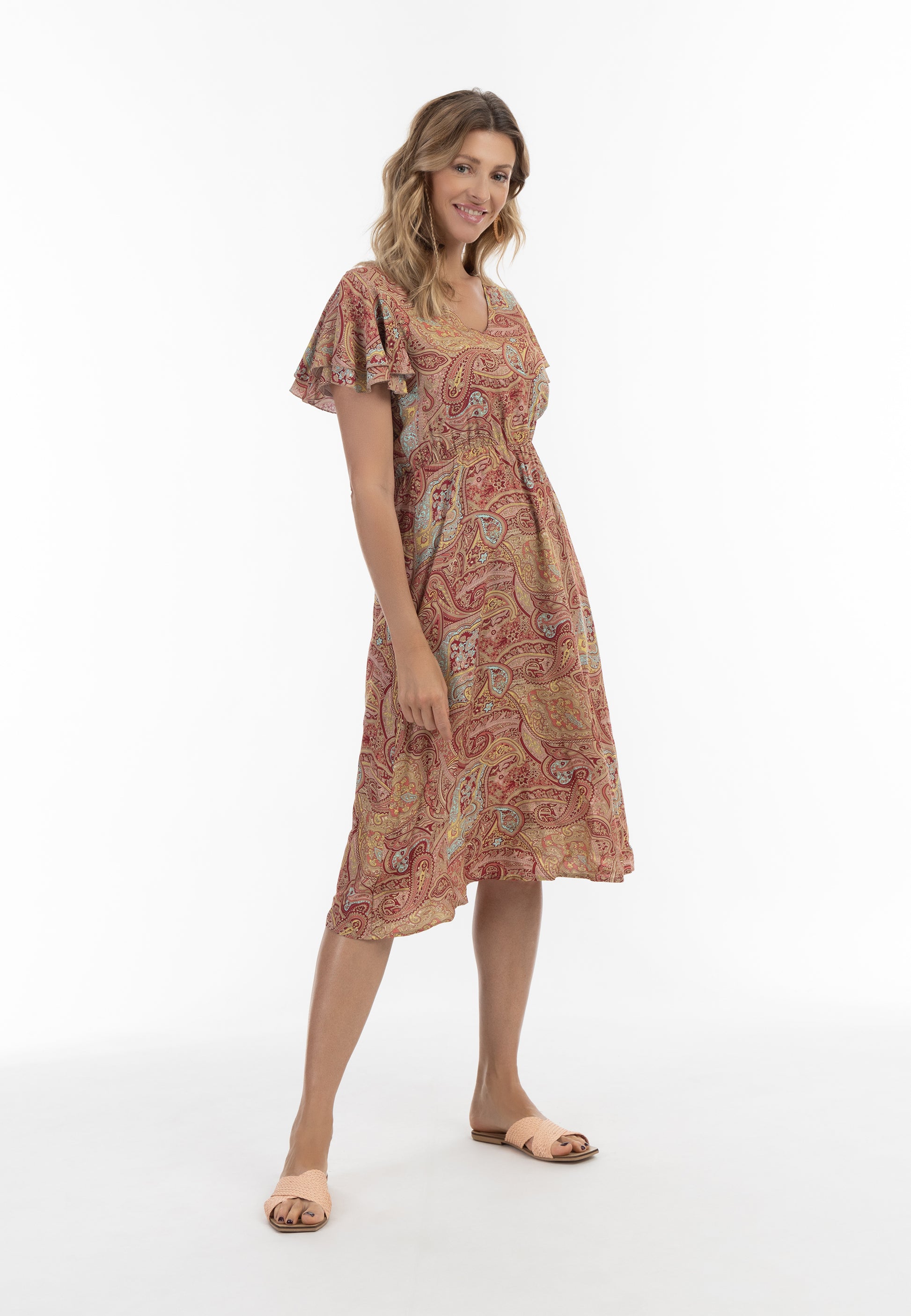 Basuto Women's Paisley Print Dress
