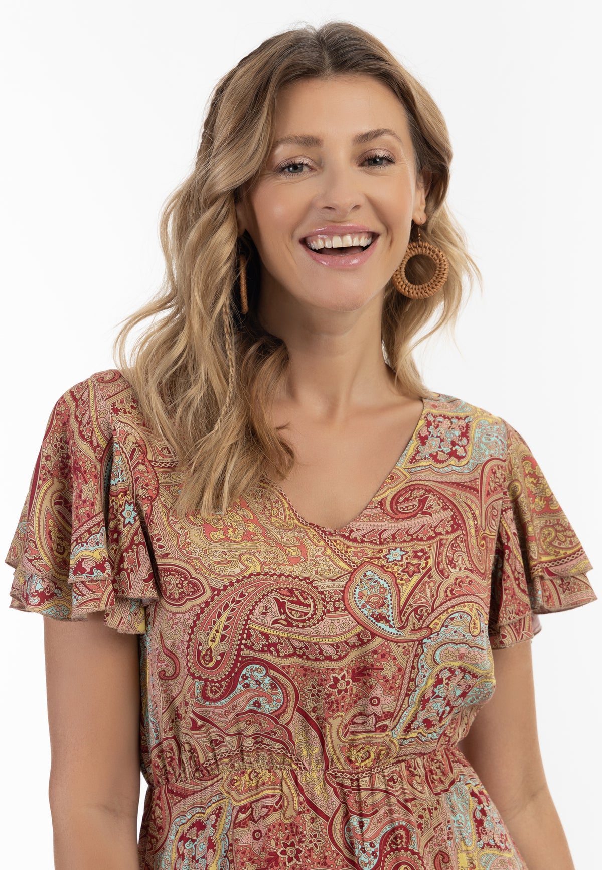 Gelya Women's Paisley Print Dress