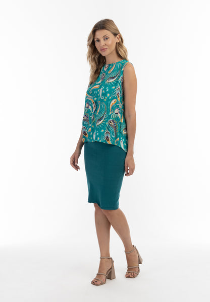 Jeona Women's Sleveless Blouse Top