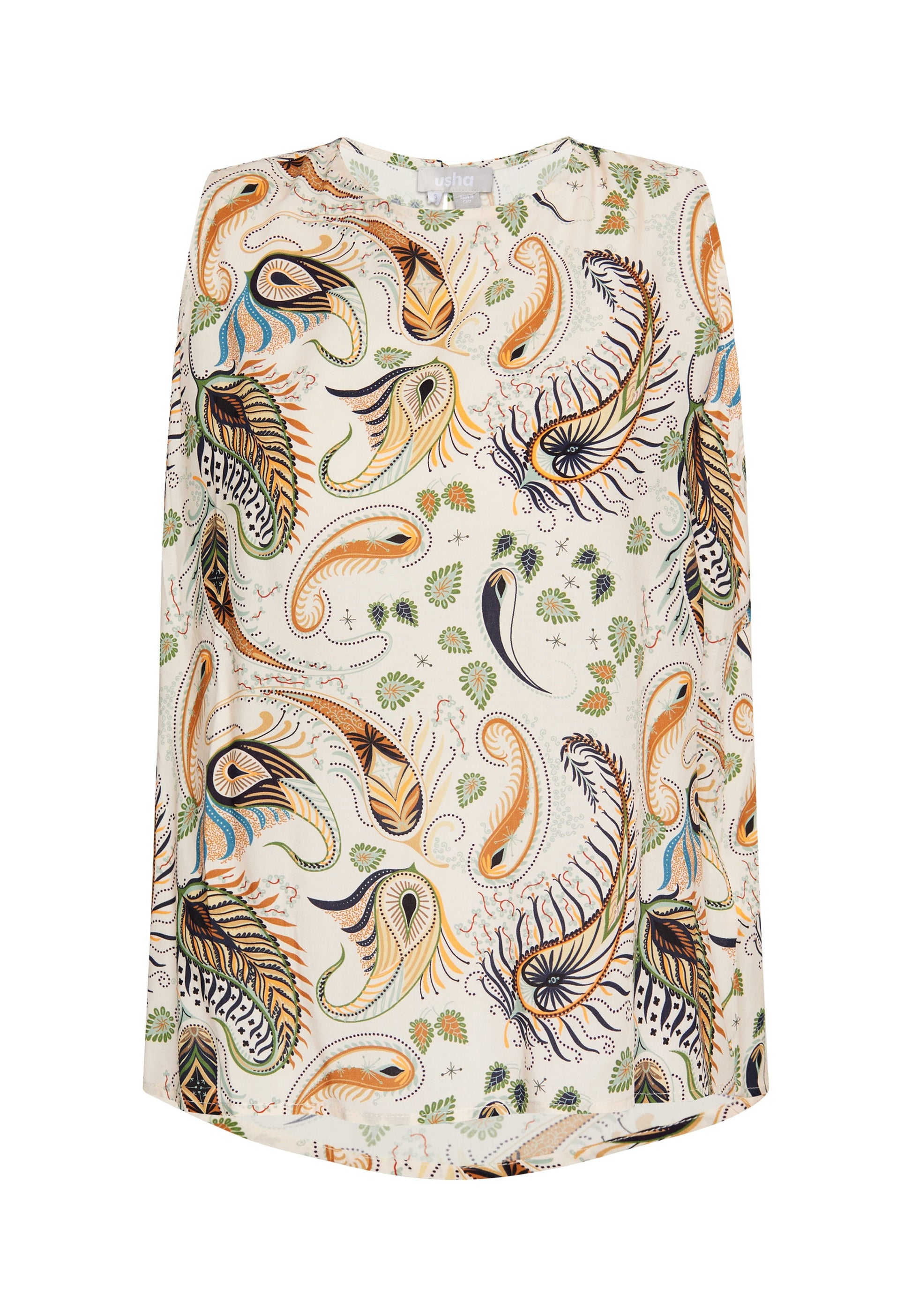 Usha Women's Sleeveless Blouse Top