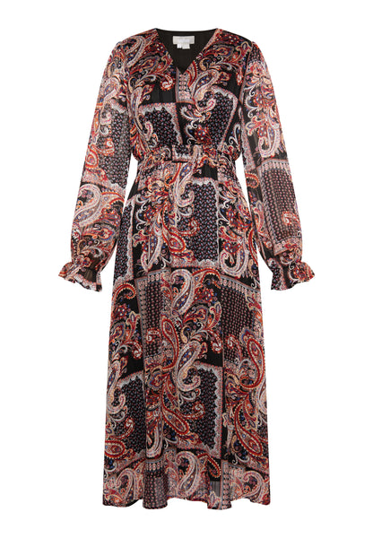 Jeona Women's Paisley Print Maxi Dress