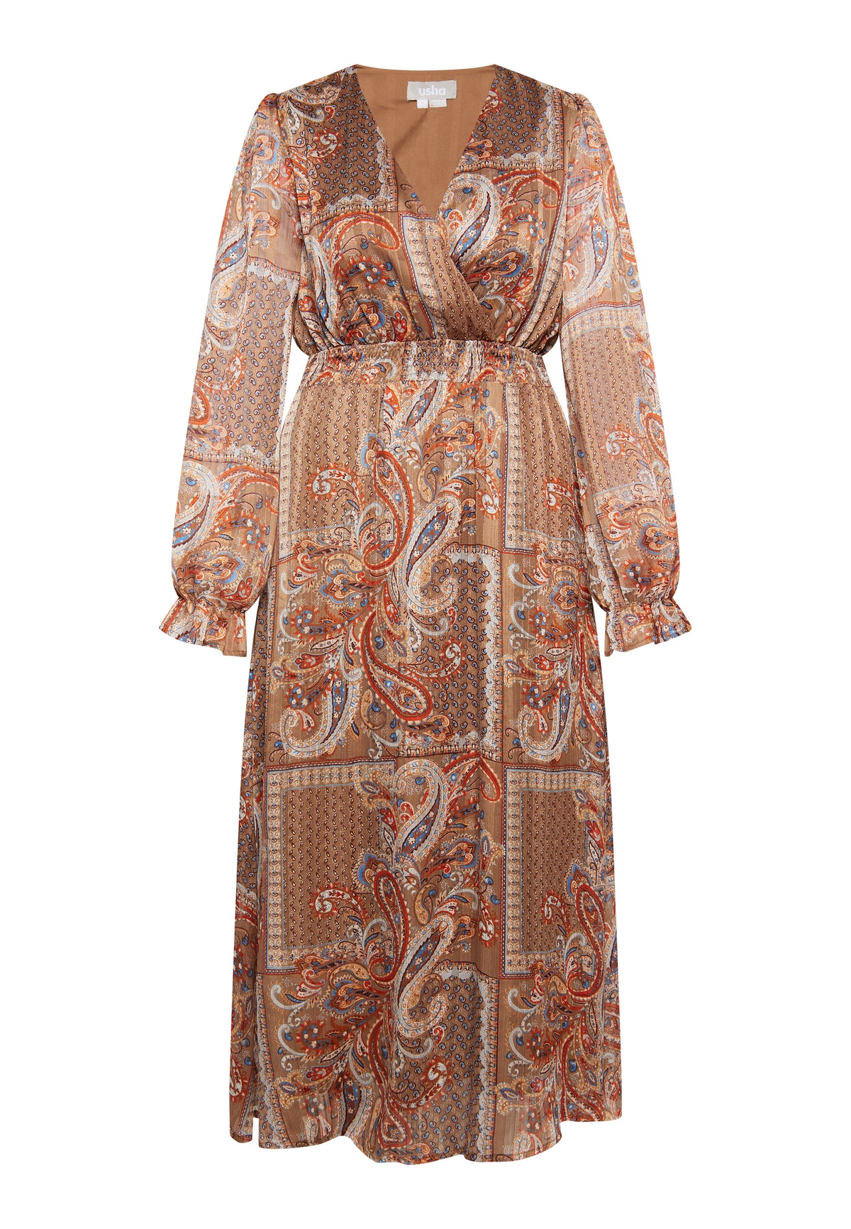 Jeona Women's Paisley Print Maxi Dress