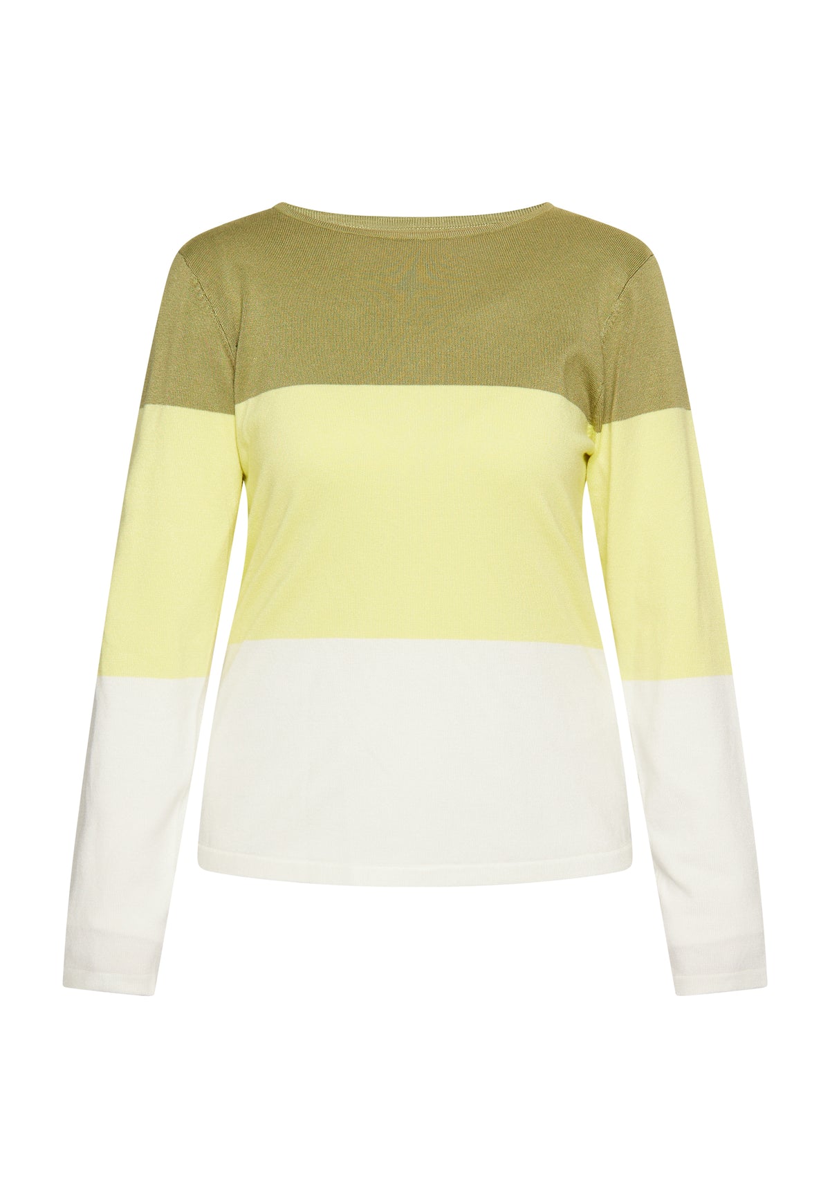 Mutha Women's Fine Knit Sweater With Block Stripes