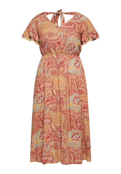 Usha festival Women's Paisley Print Dress