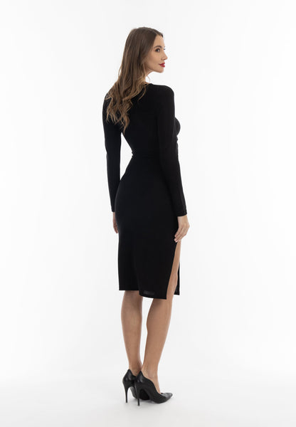 Faina Women's Evening Dress With Shiny Yarn