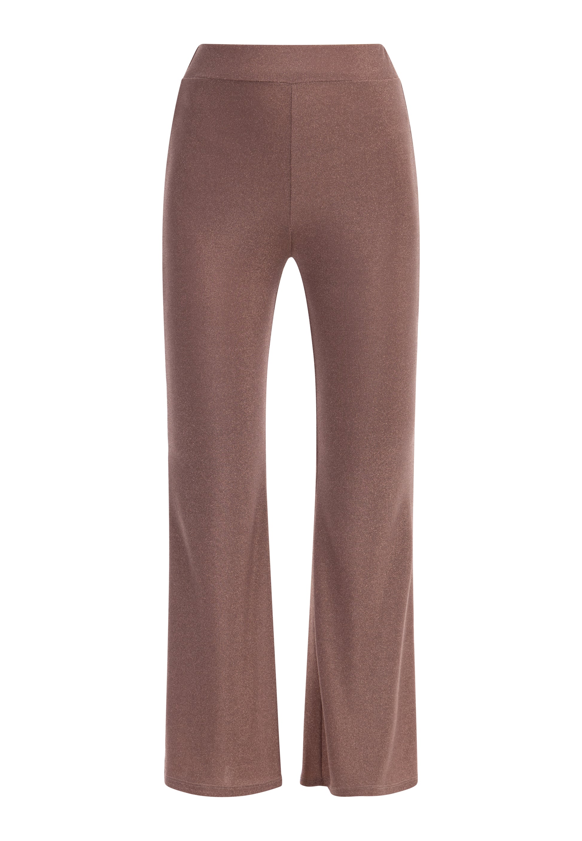 faina Damen-Jersey-Hose mit glänzendem Garn