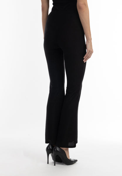 faina Damen-Jersey-Hose mit glänzendem Garn