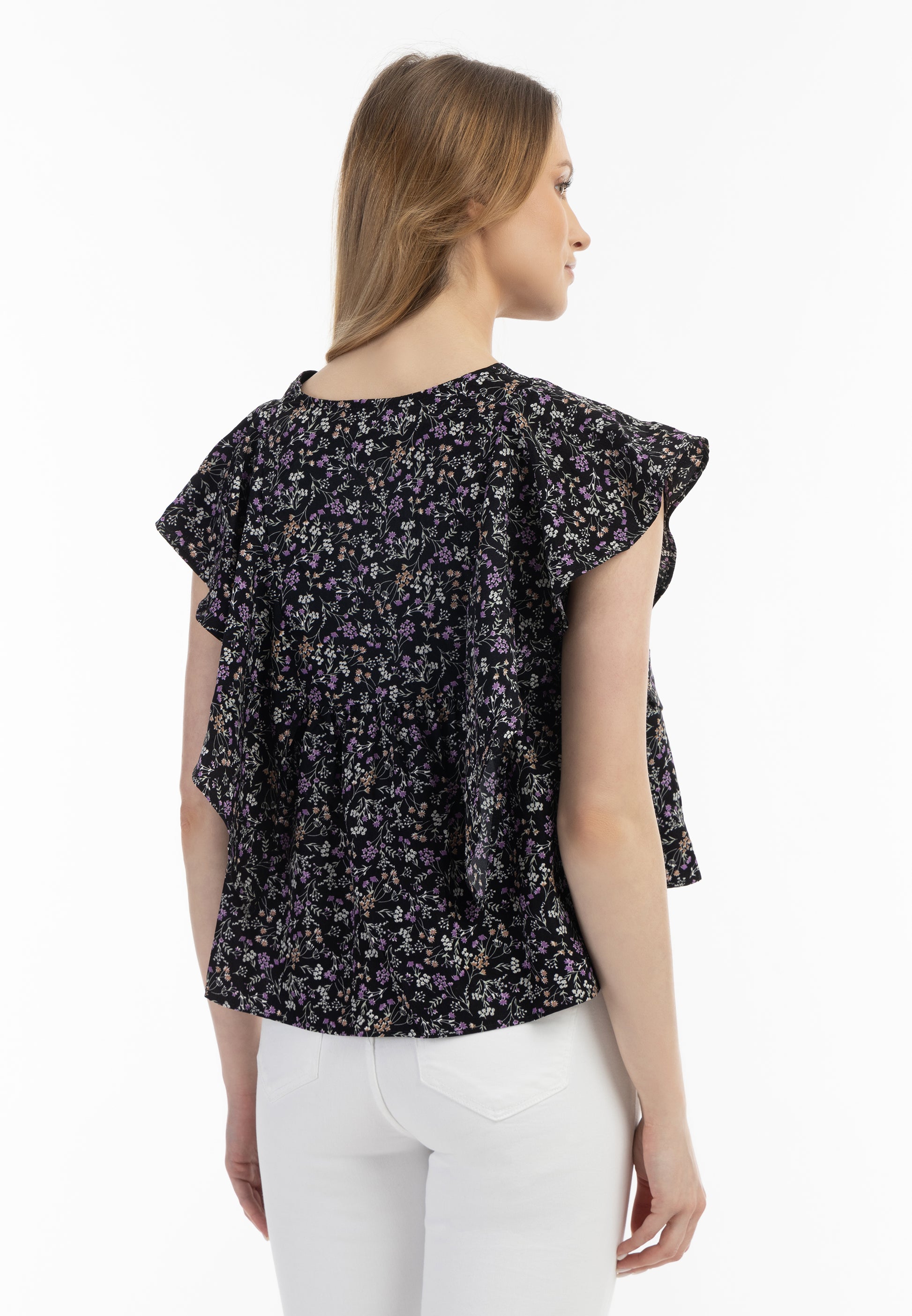 Jeona Women's Short Sleeve Blouse