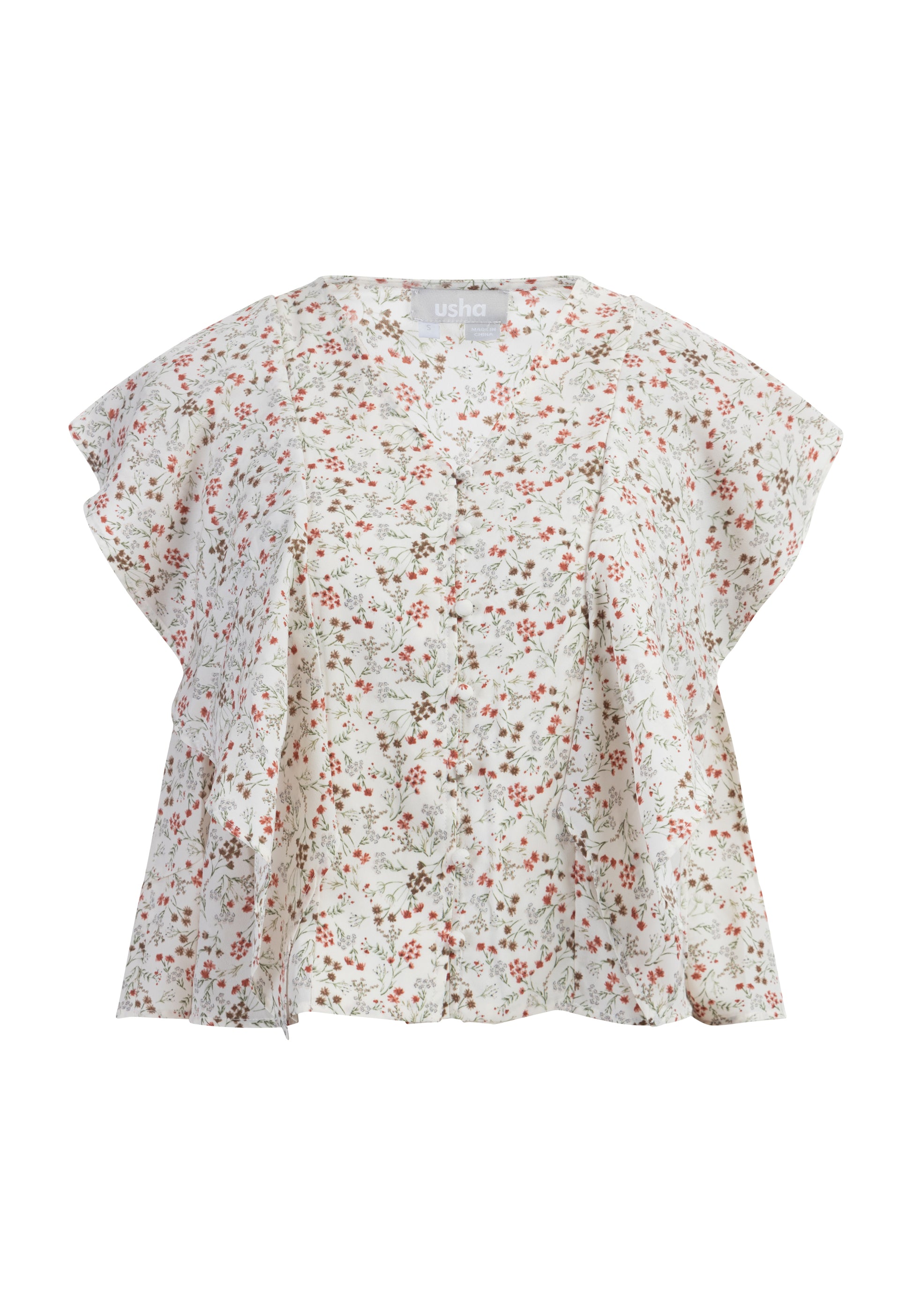 Jeona Women's Short Sleeve Blouse