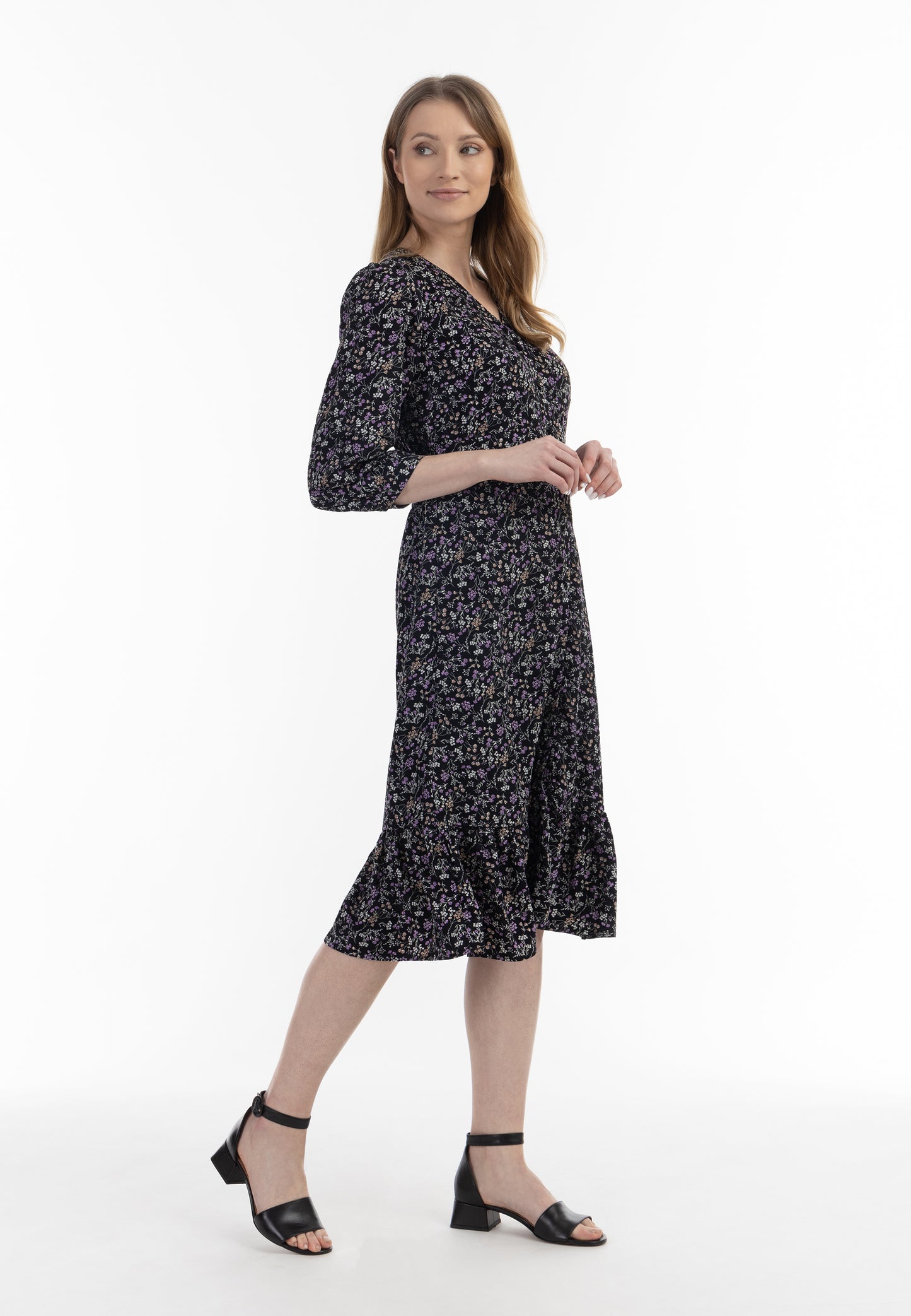 Albee Women's Floral Print Midi Dress