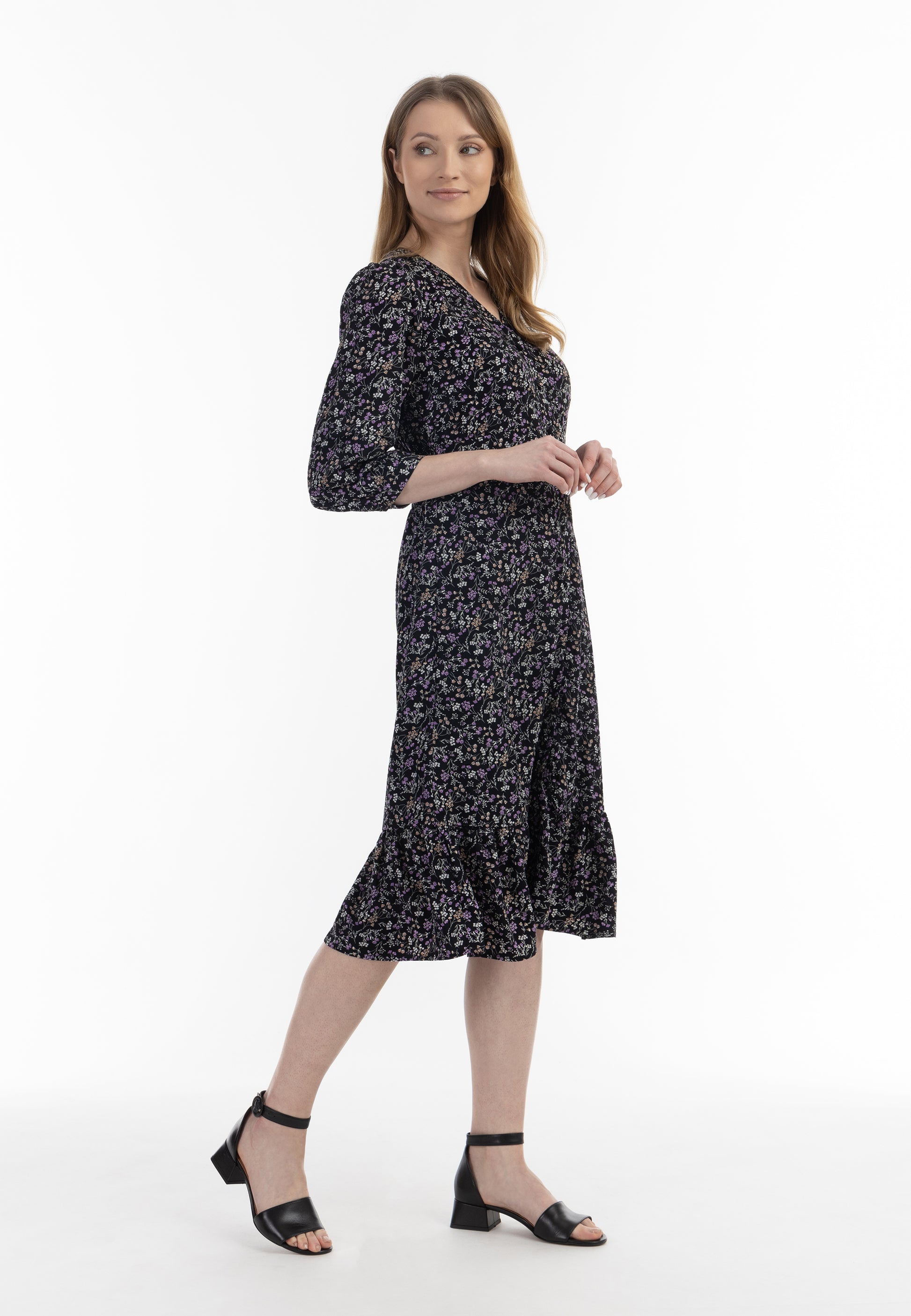 Albee Women's Floral Print Midi Dress
