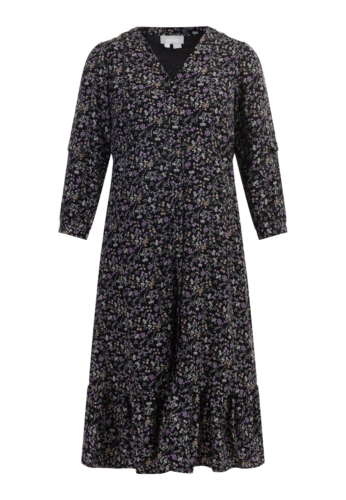 Jeona Women's Floral Print Midi Dress