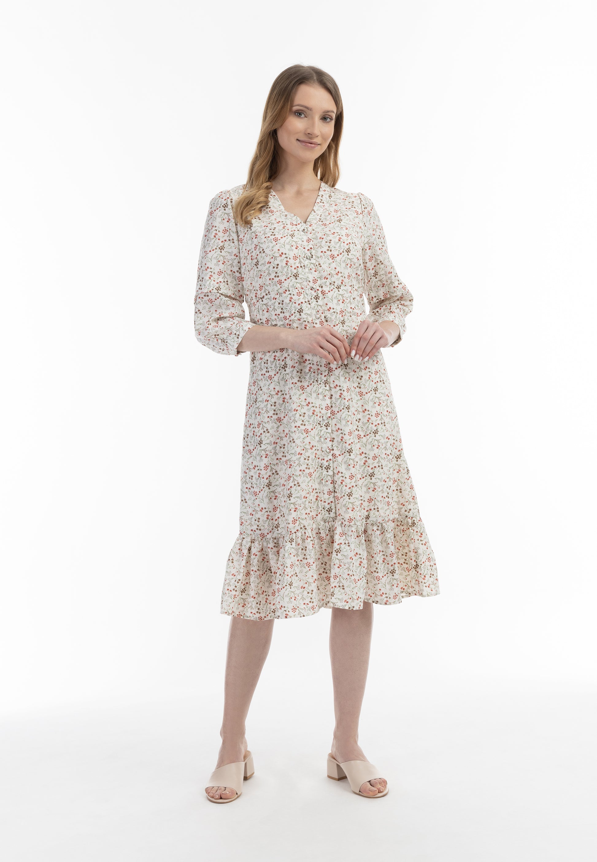 Albee Women's Floral Print Midi Dress