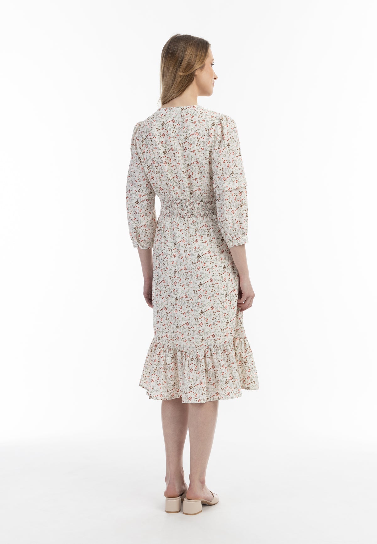 Jeona Women's Floral Print Midi Dress