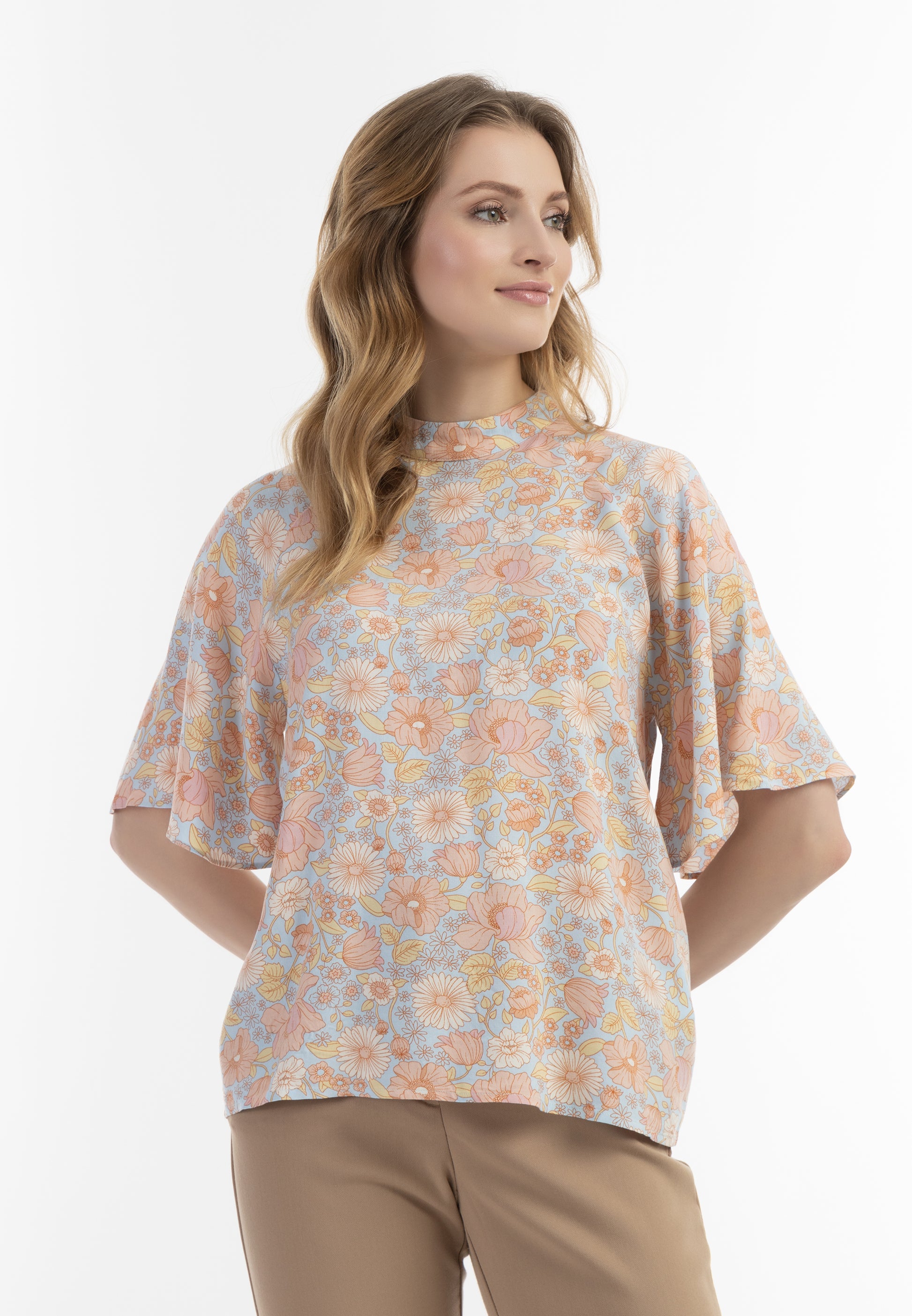 Albee Women's Short Sleeve Blouse