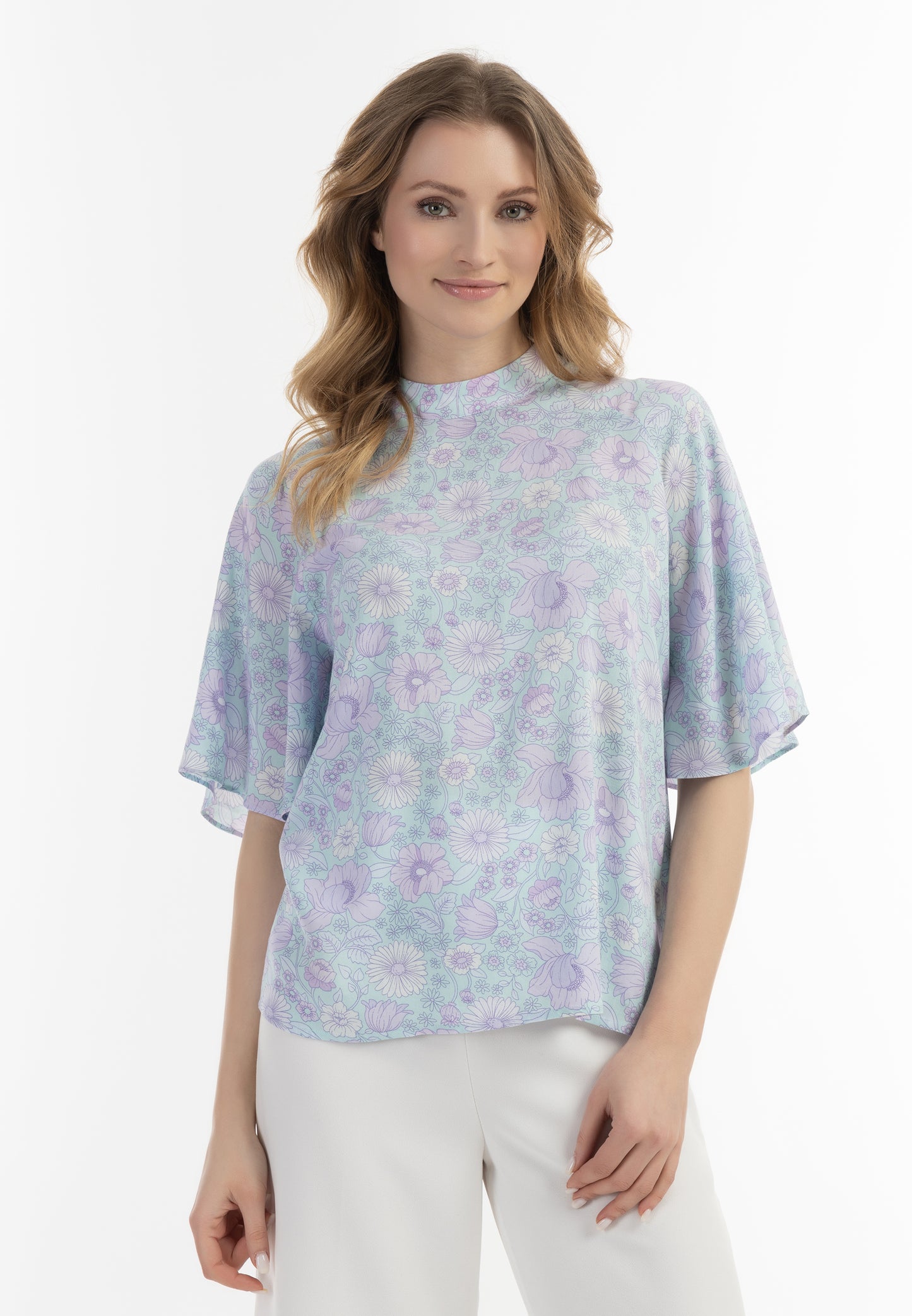 Albee Women's Short Sleeve Blouse