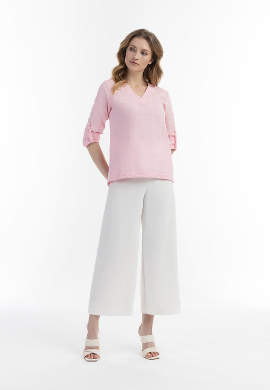 Jeona Women's Blouse Shirt With Lace