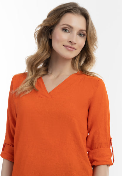 Jeona Women's Blouse Shirt With Lace