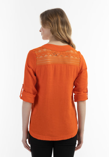 Jeona Women's Blouse Shirt With Lace