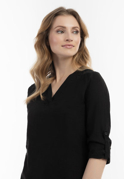 Jeona Women's Blouse Shirt With Lace