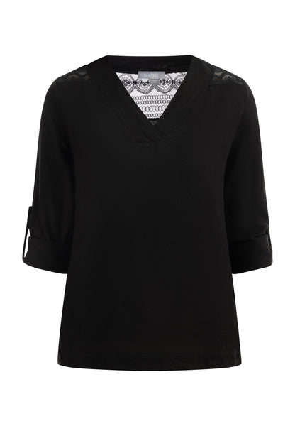 Jeona Women's Blouse Shirt With Lace