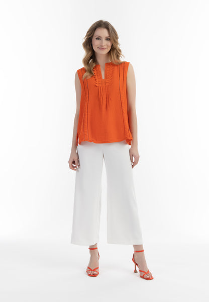 Albee Women's Blouse Top With Lace
