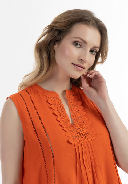 Albee Women's Blouse Top With Lace