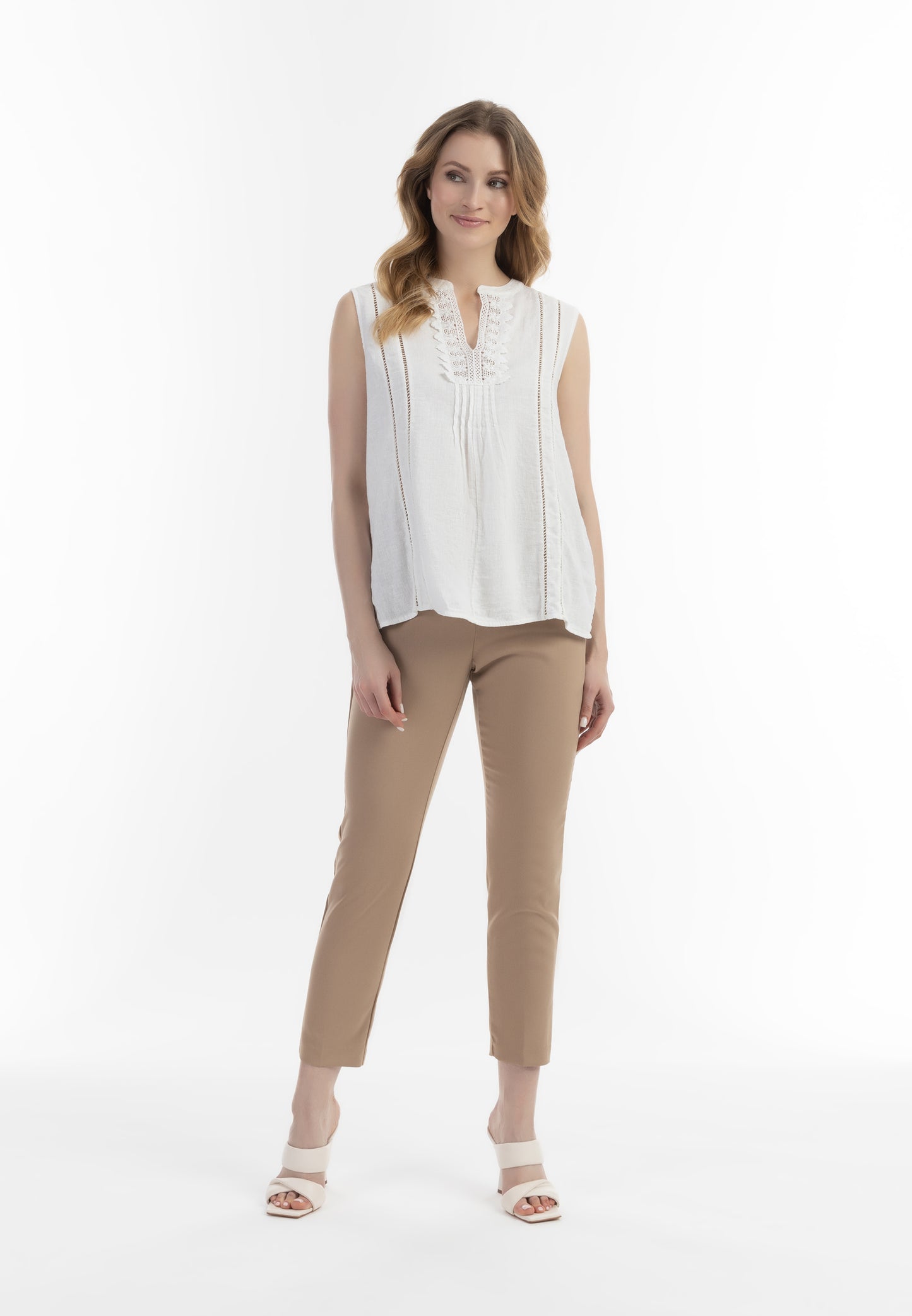 Albee Women's Blouse Top With Lace