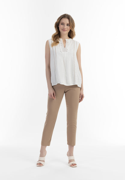 Albee Women's Blouse Top With Lace