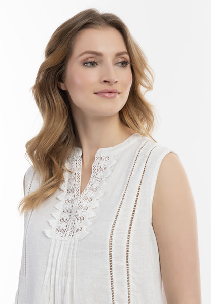 Albee Women's Blouse Top With Lace