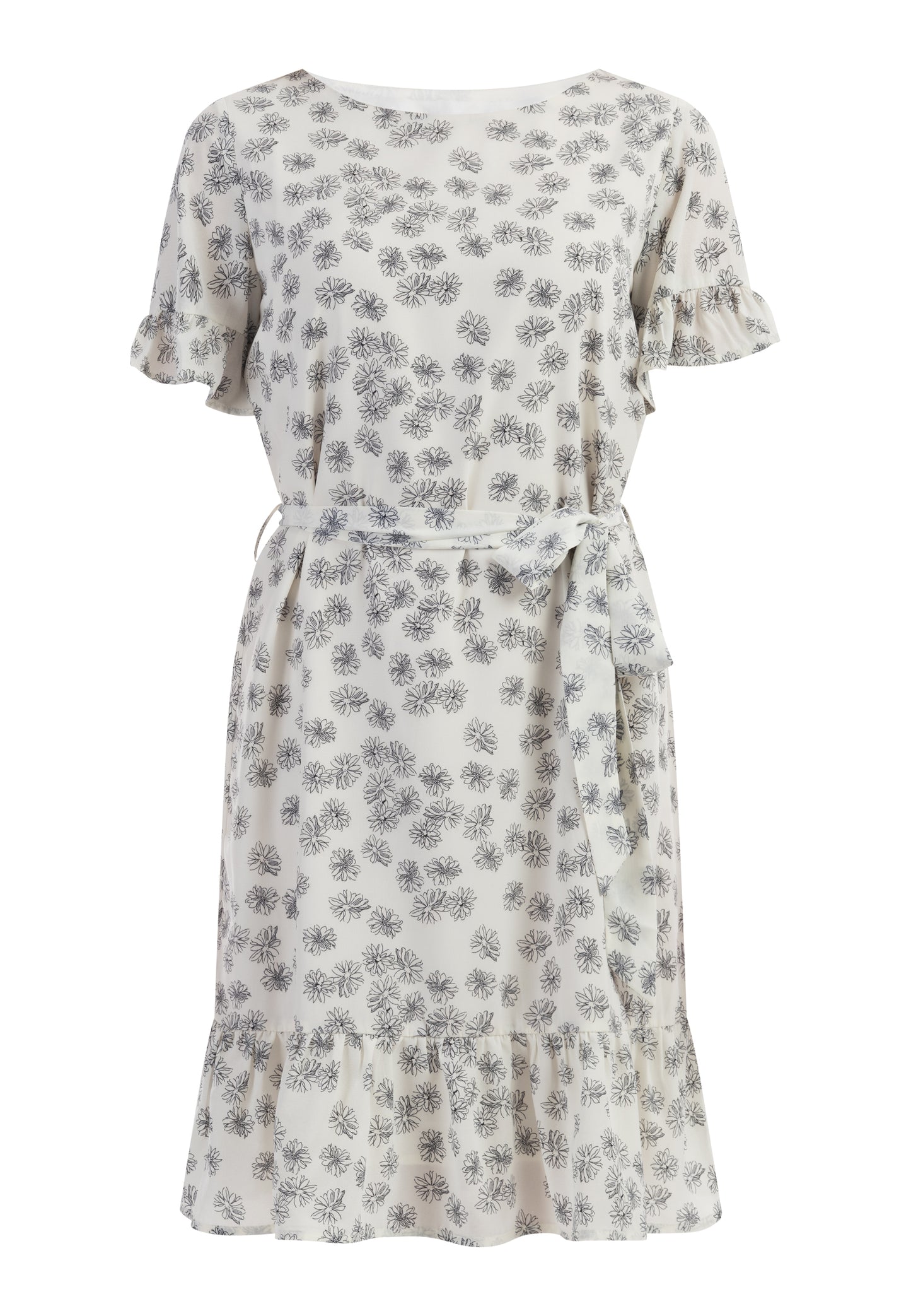 Jeona Women's Midi Dress With Ruffles