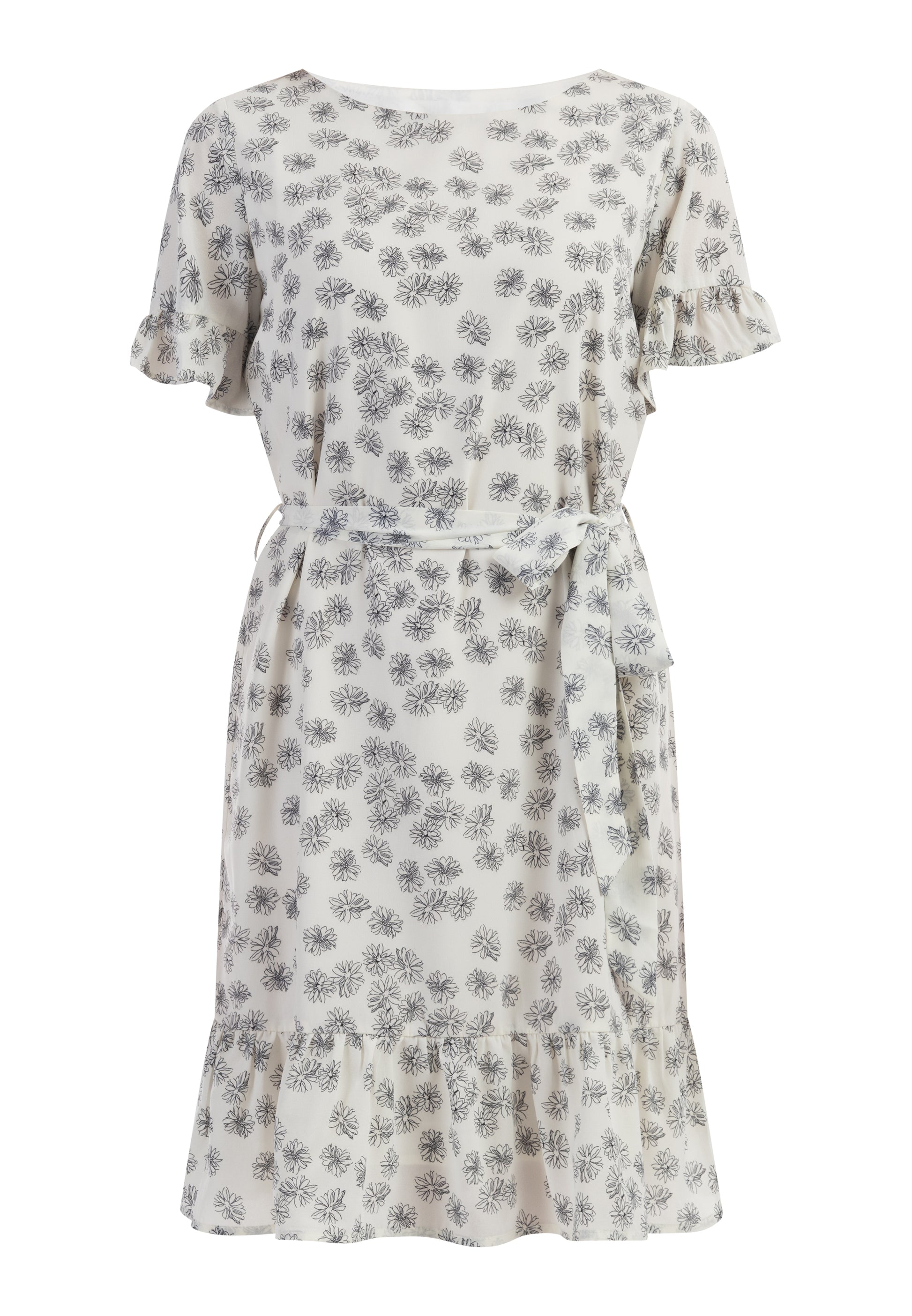 Albee Women's Midi Dress With Ruffles