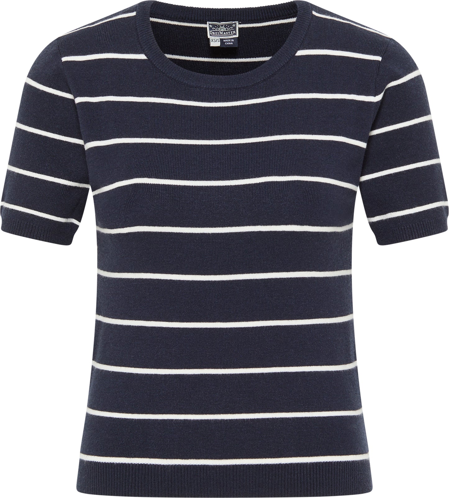 DreiMaster Maritim Women's Short-Sleeved Sweater